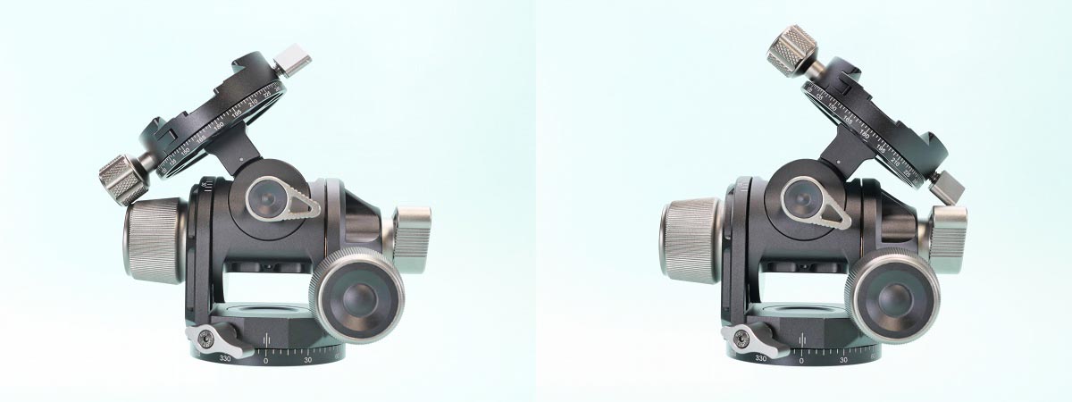 18
Leofoto G4 ギア雲台
スイング角度