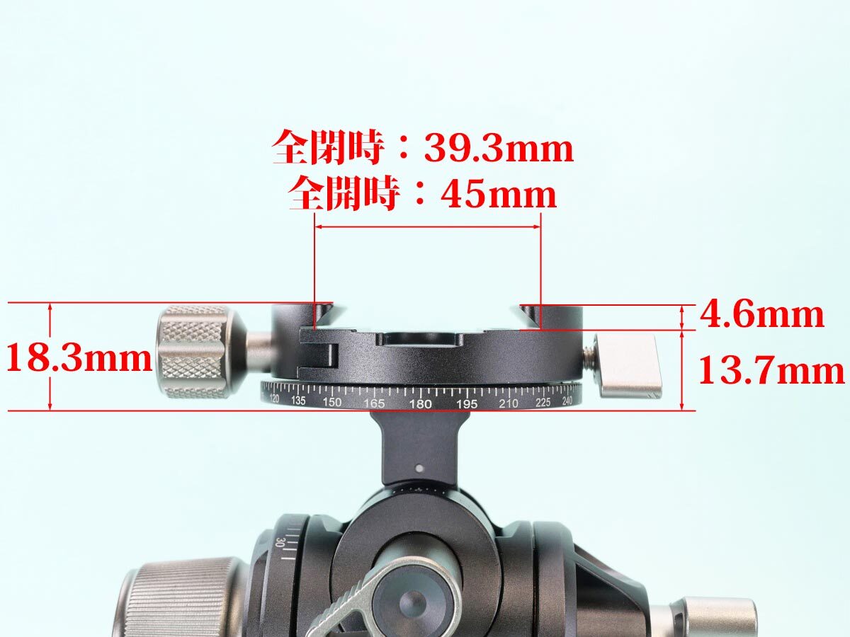 33
Leofoto G4 ギア雲台
クランプ部寸法横_2
