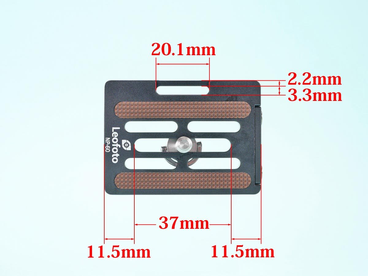 41
Leofoto G4 ギア雲台
プレート寸法_6
