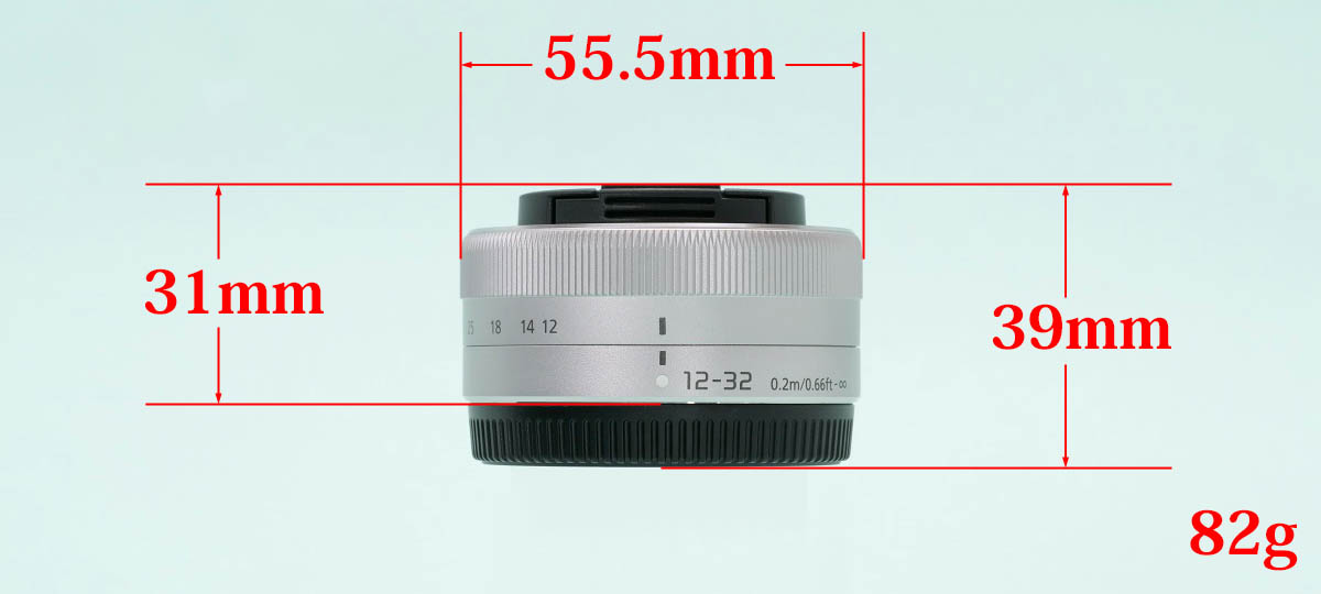 01
パナソニック G VARIO 12-32mm/F3.5-5.6
箱サイズ