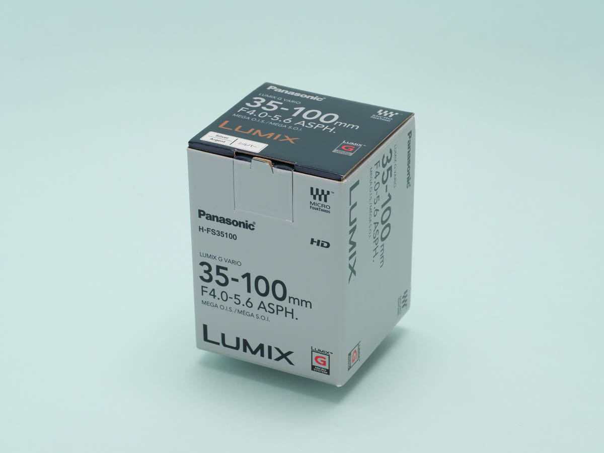 01
パナソニック G VARIO 35-100mm/F4.0-5.6
箱サイズ