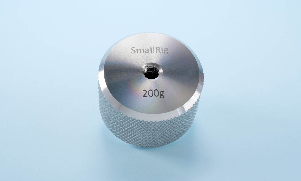03
SMALLRIG カウンターウェイト 200g
メスネジ側