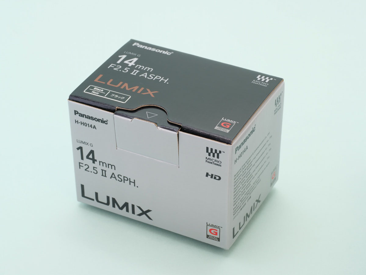 02
パナソニック G 14mm/F2.5II
パッケージ